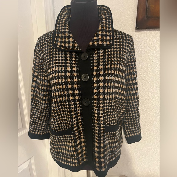 Mercer Street Jacket plaid tan and black - Picture 1 of 7